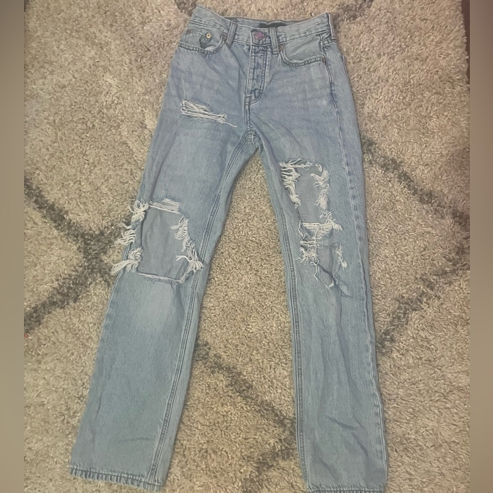 highwaisted aeropostale baggy 90's jeans